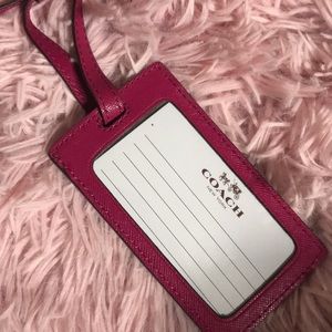 Coach luggage tag